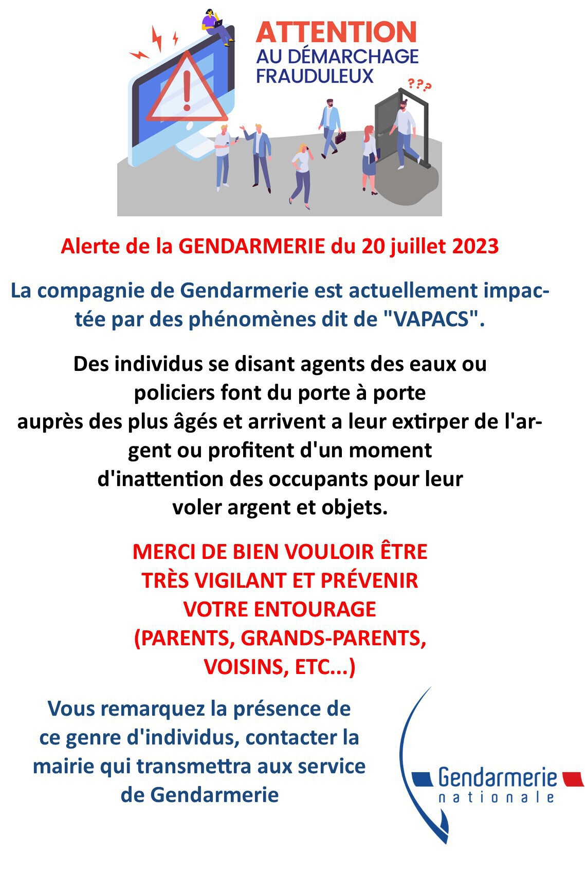 demarchage frauduleux