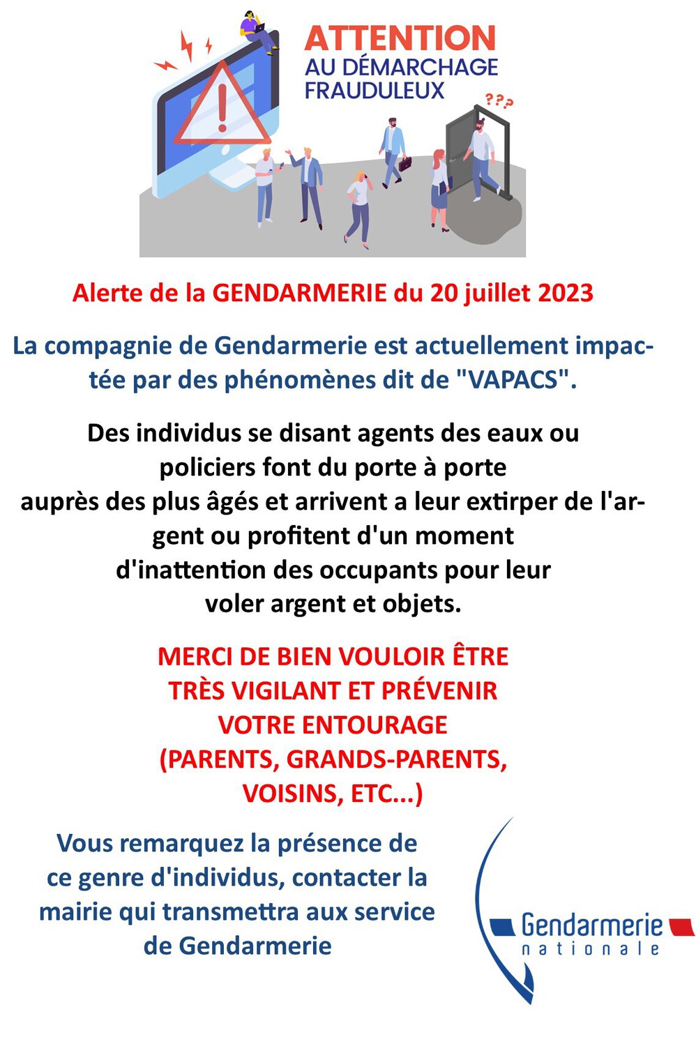 demarchage frauduleux