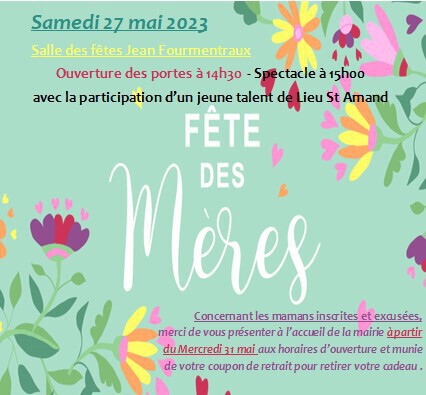 fête des méres