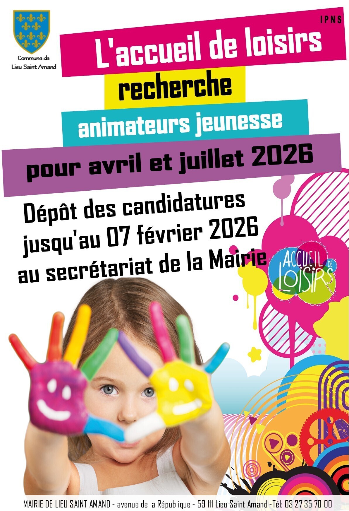 AFFICHE RECRETEMENT ANIMATEURS