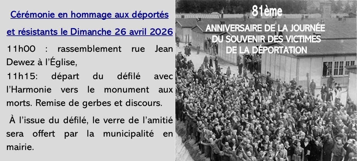 COMEMORATION DU 26.04