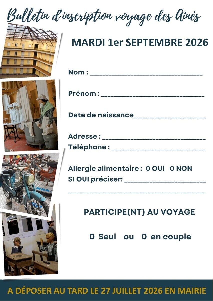 coupon réponse VOYAGE DES SENIORS
