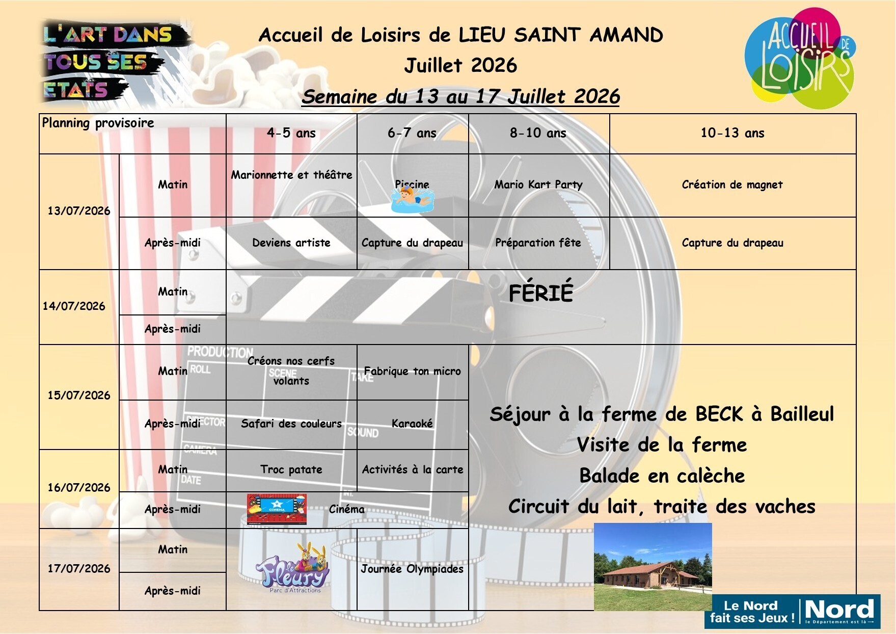 PLANNING SEMAINE 2