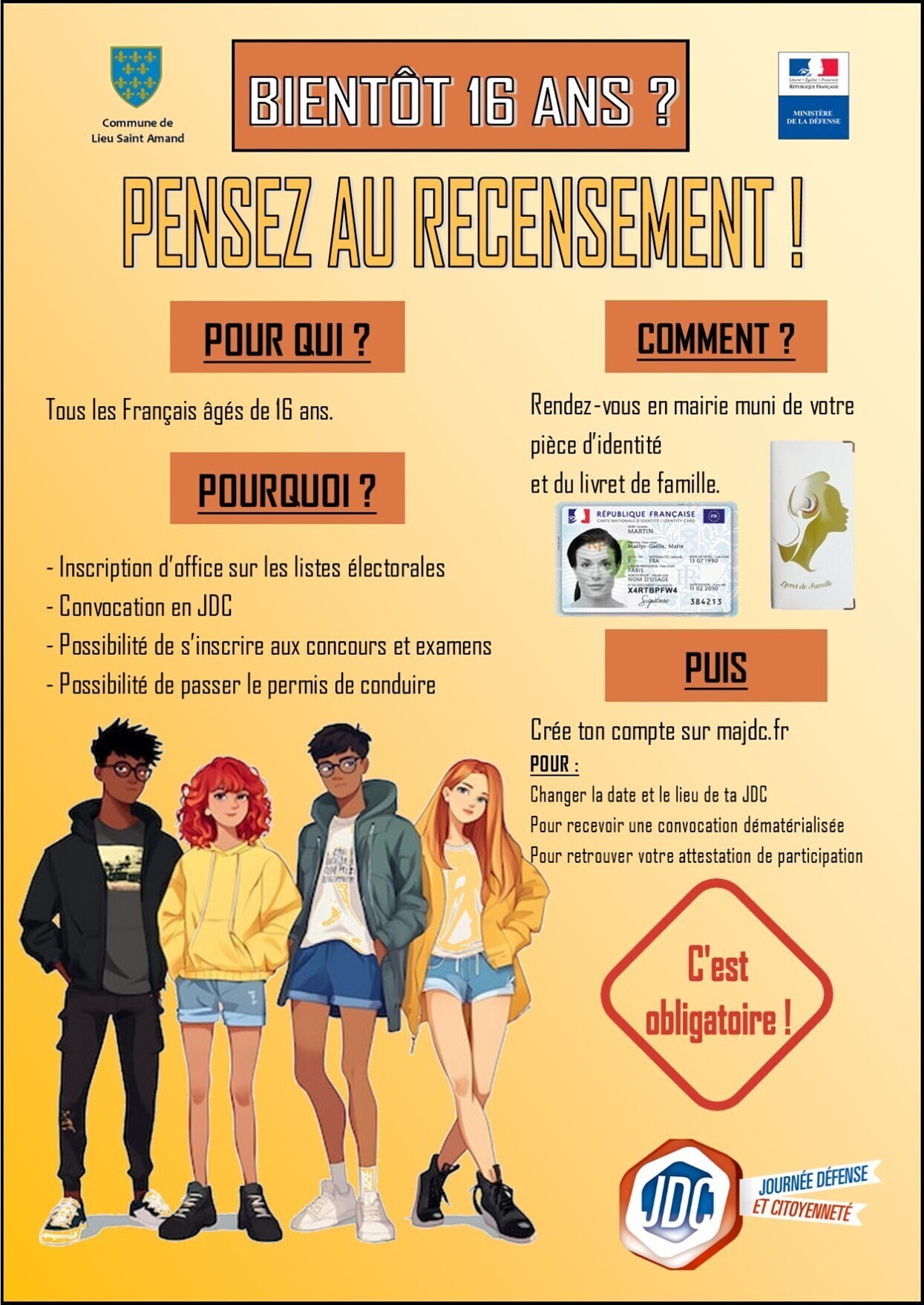 RECENSSEMENT MILITAIRE